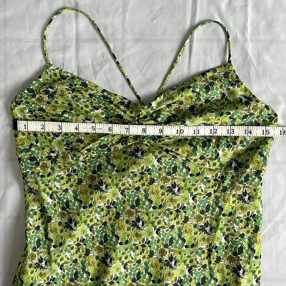 Favorite Daughter The Envy Slip Dress Green Floral Size M, L - Picture 4 of 15